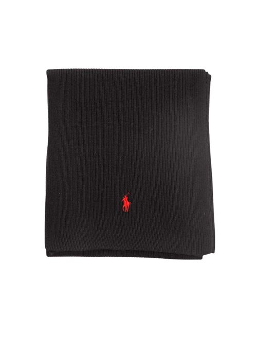 Sciarpa Uomo nero con coste inglesi POLO RALPH LAUREN | 710886136001